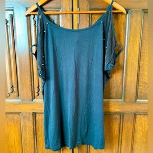 Cold Shoulder Tee, Medium